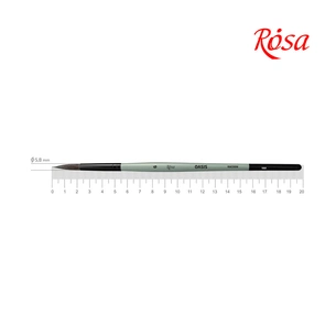 Пензлик для малювання Rosa Єнот круглий OASIS 188, № 6 (4823098516927) зображення 1