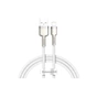 Дата кабель USB 2.0 AM to Lightning 2.0m Cafule Series Metal 2.4A White Baseus (CALJK-B02) - preview 1
