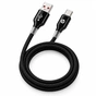 Дата кабель USB 2.0 AM to USB-C 1.0m 3A black HP (HP_DHC-TC111BM-1M) - зменшене зображення 2