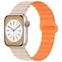 Ремінець до смарт-годинника Drobak Silicone Magnetic Link для Apple Watch All Series 38/40/41mm Starlight orange (898924) - зменшене зображення 1