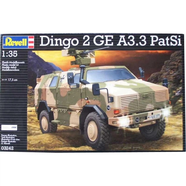Збірна модель Revell Бронеавтомобіль ATF Dingo 2 GE A3.3 PatSi 1:35 (3242) - изображение 1