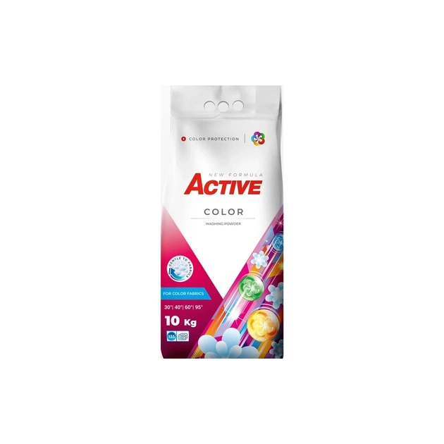 Пральний порошок Active PR Color З ароматом свіжості 10 кг (4820196010784) - зображення 1