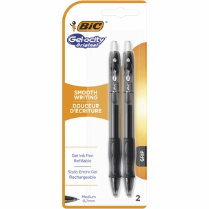 Ручка гелева Bic Gel-Ocity Original, чорна 2 шт в блістері (bc964760) зображення 1