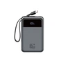 Універсальна мобільна батарея XO PR267 PD 65W 20000mAh Grey - уменьшенное изображение 2