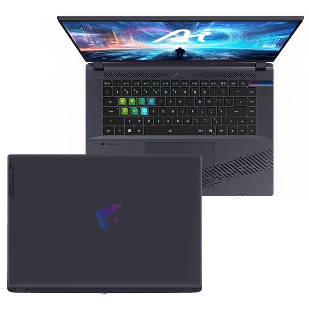 Ноутбук Gigabyte Aorus 16X 9SG 2024 (AORUS 16X 9SG-43UAC54SD) Midnight Gray - зображення 1