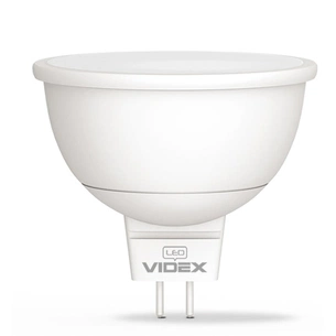 Лампочка Videx MR16e 6W GU5.3 3000K 220V (VL-MR16e-06533) зображення 1