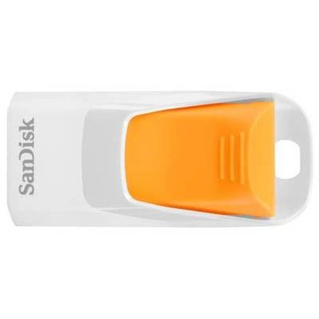 USB флеш накопичувач SanDisk 16Gb Cruzer Edge White-Orange (SDCZ51W-016G-B35O) - изображение 1