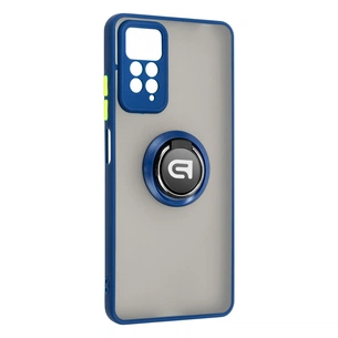 Чохол до мобільного телефона Armorstandart Frosted Matte Ring Xiaomi Redmi Note 12 Pro 4G Navy Blue (ARM68384) зображення 1