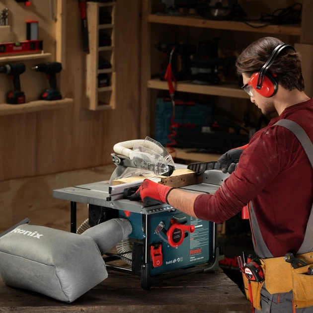 Дискова пила Ronix циркулярна настільна 2000Вт, 216мм (5601) - picture 9