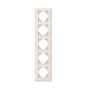 Рамка Videx BINERA кремова 5 постів (VF-BNFR5V-CR) изображение 1