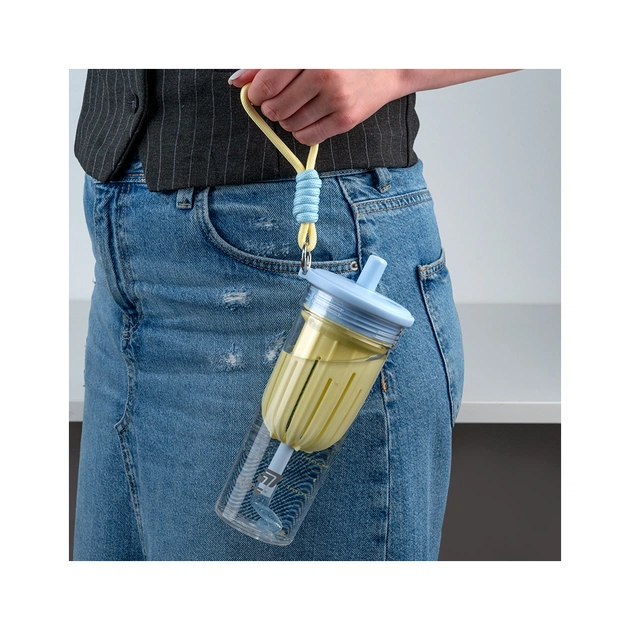 Пляшка для води Kite 650 мл, жовто-блакитний (K25-1219-3) - picture 9