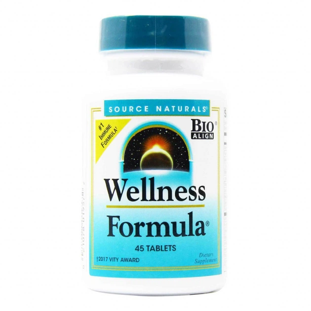 Вітамінно-мінеральний комплекс Source Naturals Підтримка імунітету, Wellness Formula, 45 таблеток (SN0021) - зображення 1