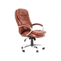 Офісне крісло Richman Валенсия В хром к/з коричневий (IM0000021) - зменшене зображення 2