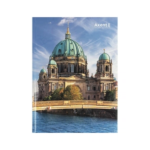 Книга записная Axent A4 City, Berlin, 96 листов клетка (8425-6-A) изображение 1