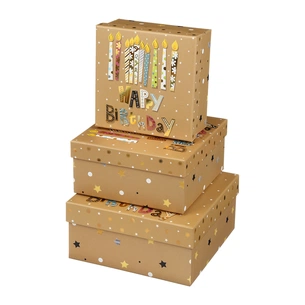 Подарочная коробка Buromax 3 шт тиснение фольгой (BM.23335) изображение 1