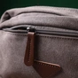 Сумка Vintage На два відділення з текстилю Сіра (22230) - зменшене зображення 10
