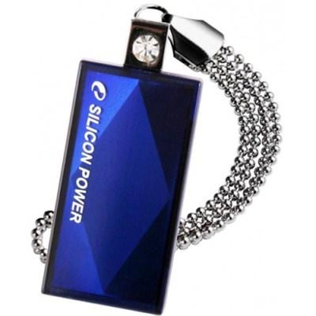 USB флеш накопичувач Silicon Power 8Gb Touch 810 blue (SP008GBUF2810V1B) - изображение 1
