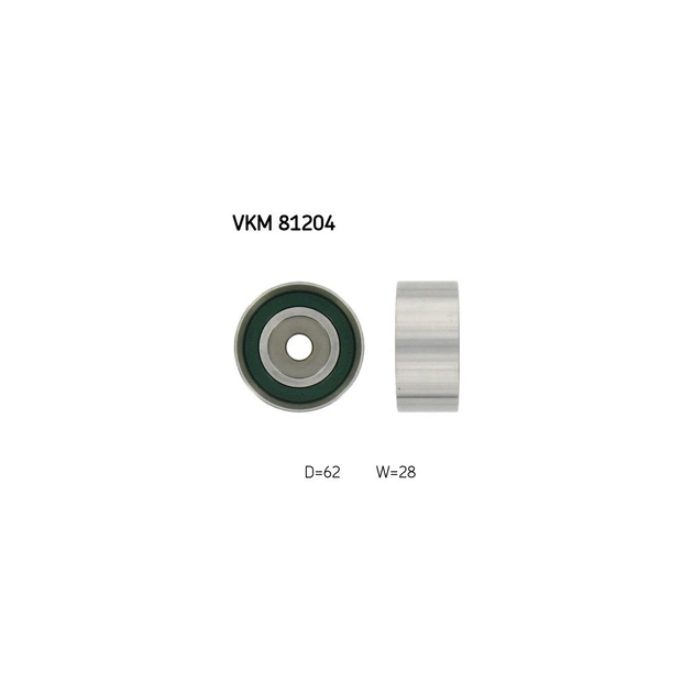 Ролик натягувача ременя SKF VKM 81204 - зображення 1