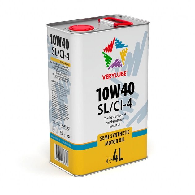 Моторна олива Xado 10W-40 SL/CI-4, Verylube 4л (ХВ 20264_1) - изображение 1