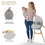 Стілець для годування Kinderkraft 2 в 1 Fini 2 Grey (5902533924509) - зменшене зображення 6