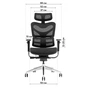 Офісне крісло GT Racer X-782 Light Gray (X-782 Light Gray (W17-1)) - зменшене зображення 8