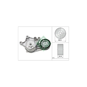 Ролик натягувача ременя INA 534 0654 10 зображення 1