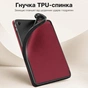 Чохол до планшета BeCover Flexible TPU Matte Xiaomi Redmi Pad 2 SE 9.7" (2026) Red Wine (716155) - зменшене зображення 3