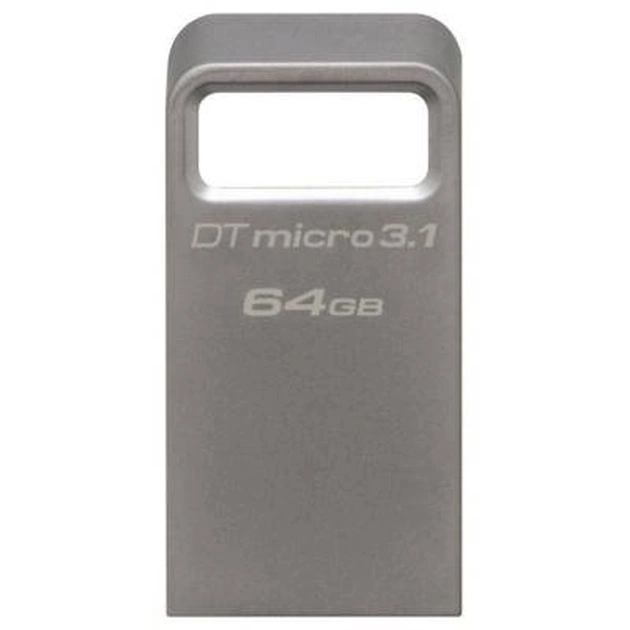 USB флеш накопичувач Kingston 64GB DataTraveler Micro USB 3.1 (DTMC3/64GB) - изображение 1