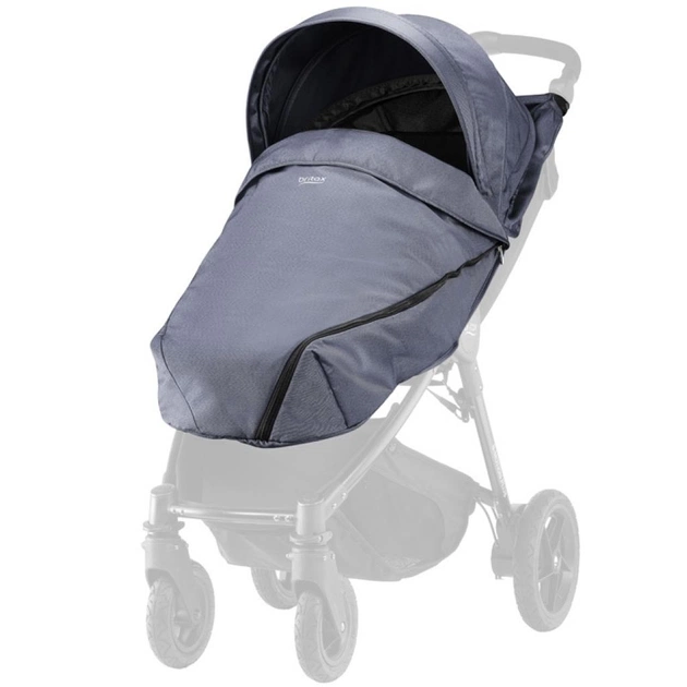 Набір текстилю для коляски Britax B-AGILE / B-MOTION Blue Denim + накидка (2000025715) - зображення 1