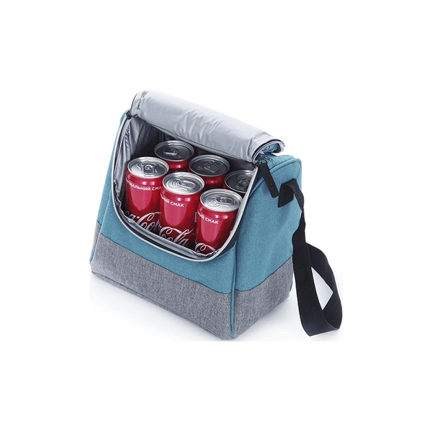 Термосумка СИЛА 8 л бірюзова (25х15х21 см) (960606) - зображення 8