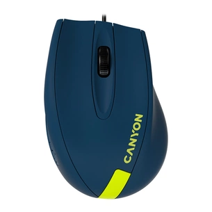 Мишка Canyon M-11 USB Blue/Yellow (CNE-CMS11BY) зображення 1