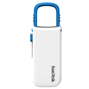 USB флеш накопичувач SanDisk 16GB Cruzer U White/Blue USB 2.0 (SDCZ59-016G-B35WB) зображення 1