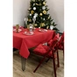 Скатертина Прованс Merry Christmas червона 220x132 см (4823093451490) - зменшене зображення 6