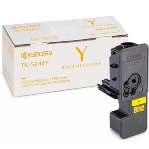 Тонер-картридж Kyocera TK-5240Y Yellow 3K (1T02R7ANL0) зображення 1