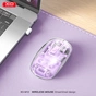 Мишка XO M12 Wireless Transparent/Pink (M12 Purple) - зменшене зображення 6