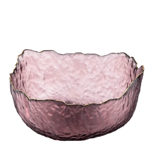 Салатник Ardesto Bell 16.5см, скло, рожевий (AR5004) зображення 1