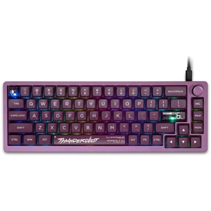 Клавіатура Thunderobot VIC68 Gateron Magnetic Jade Switch Purple USB UA (6932066317201) зображення 1