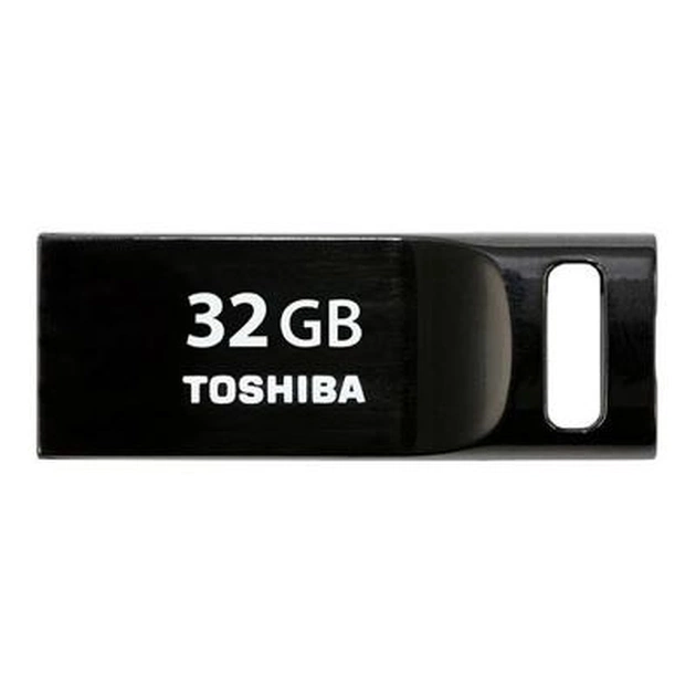 USB флеш накопичувач Toshiba 32GB USB 2.0 Suruga Black (THNU32SIP) - зображення 1