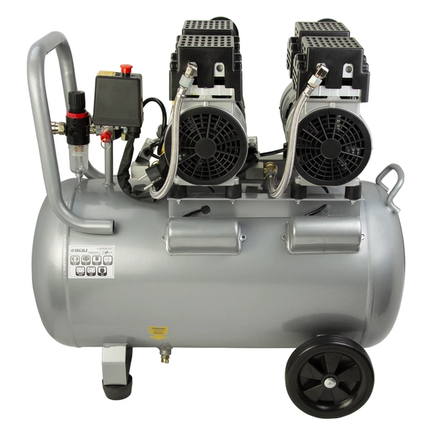 Компрессор Sigma четырехцилиндровый безмасляный 2.2кВт 1400об/мин 320л/мин 8бар 50л (7042551) - изображение 4