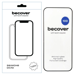 Скло захисне BeCover Tecno Spark Go 1 (KL4) 10D Black (712724) зображення 1