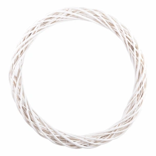 Різдвяний вінок YES! Fun ротанговий білий, d-60см (973450) picture 1