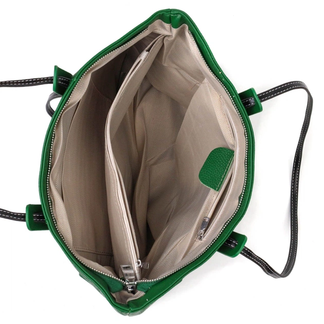 Сумка Vintage Из натуральной кожи Черная (22119) - изображение 7