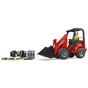 Спецтехніка Bruder Міні-навантажувач Schaffer Compact 2630 з фігуркою та аксесуарами (02191) - зменшене зображення 6