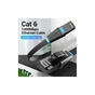 Патч-корд 10м, UTP cat 6 RJ-45 flat black Vention (IBJBL) - зменшене зображення 2