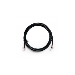 Патч-корд телефонний 2м RJ11 (6P4C) black Cablexpert (TC6P4CR-2M) зображення 1