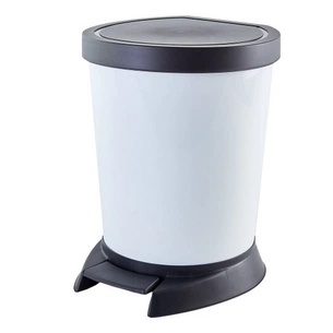 Контейнер для сміття Алеана З педаллю Білий 10 л (алн 124065/білий) зображення 1