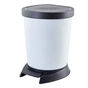 Контейнер для сміття Алеана З педаллю Білий 10 л (алн 124065/білий) - зменшене зображення 1