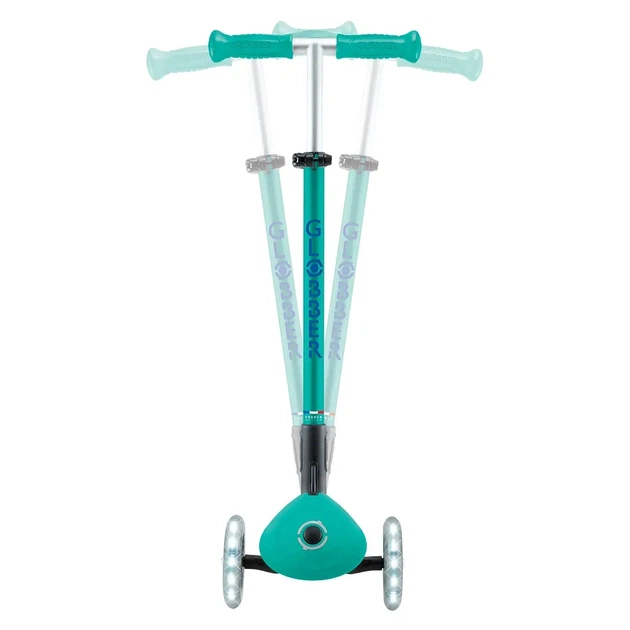 Самокат Globber серії Elite Lights смарагдово-зелений Колеса з підсвічуванням (439-607-3) - изображение 7