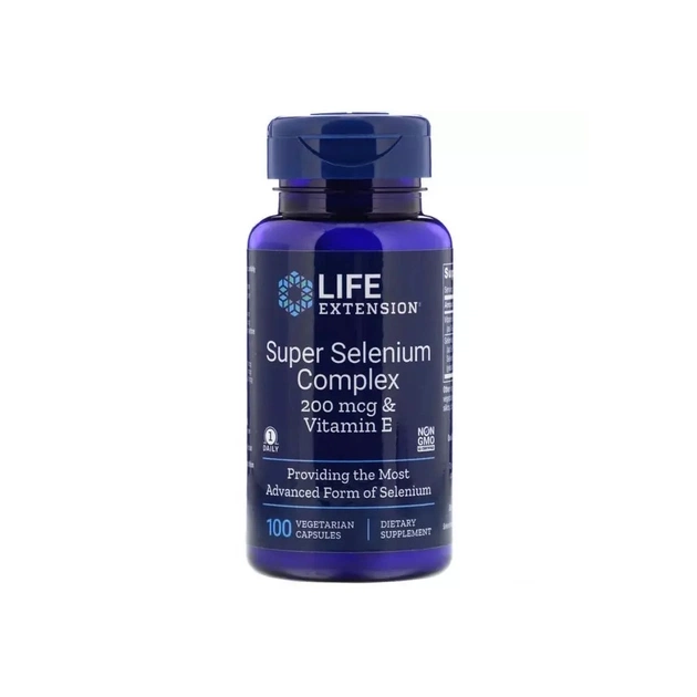 Минералы Life Extension Супер Комплекс Селен, Super Selenium, 100 Вегетарианских Ка (LEX-17781) - изображение 1