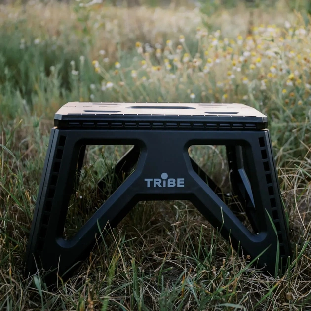Стул складной Tribe Camp Chair Low пластиковий Black (T-EF-0001-black) - изображение 9